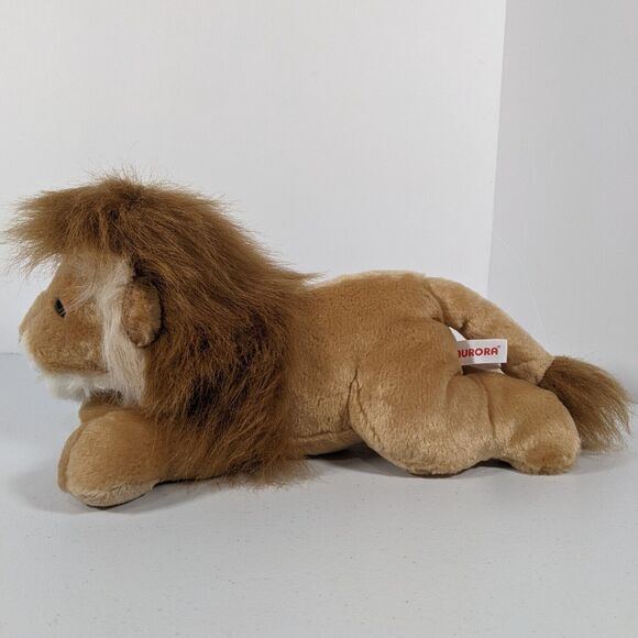 Aurora Lion Plush Flopsie Leonardus 16" Stuffed Animal Toy Realistic Jungle King - Picture 4 of 13